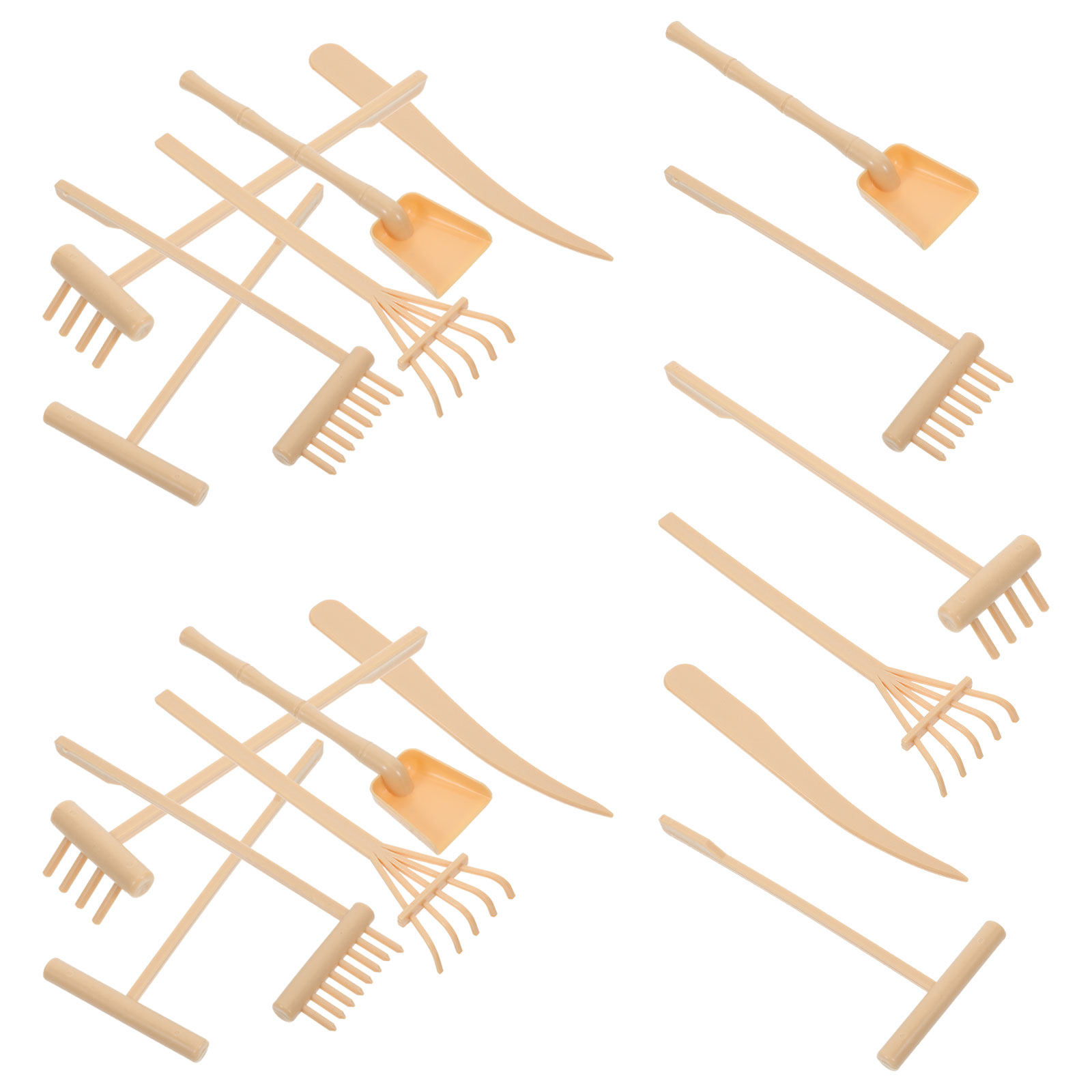 Gardening Tools Kit For Home Garden - 4 Set Mini Zen Bahçesi Kum