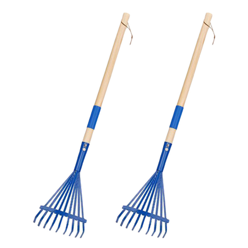 Gardening Tools For 3 Year Old - YWDZ-2X Çocuk Tırmığı, Sert Ahşap Saplı