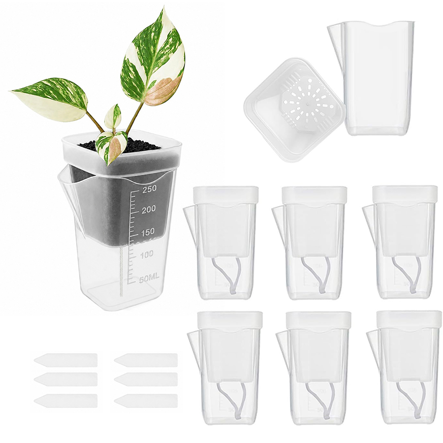 Gardening Tools Kit For Home Garden - 12/24 Adet Kendiliğinden Sulanan Sukulent Saksısı