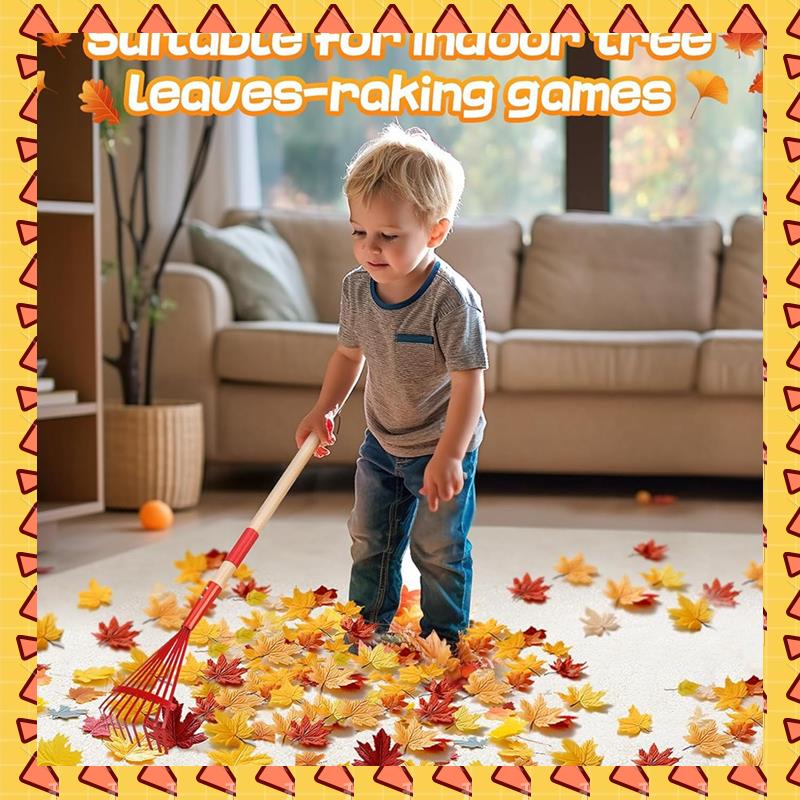 Gardening Tools For 3 Year Old - A008 Çocuk Tırmığı, Parke Saplı ve