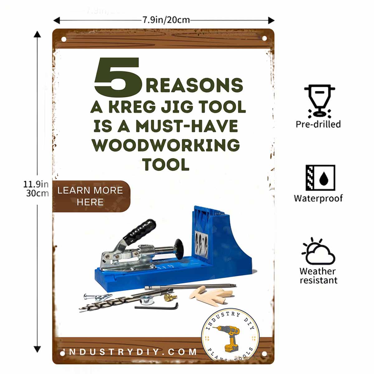 2D DÜZ 1 adet 5 Nedenle Kreg J - Gardening Tools You Must Have incelemesi ve fiyatı